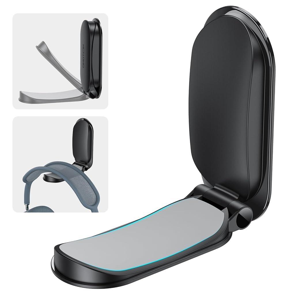 ZORBES® Headphone Stand for Desk, Foldable Sticky Headset Stand Holder ZORBES® Headphone Stand for Desk, Foldable Sticky Headset Stand Holder